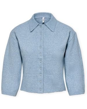 ONLY Gilet Macey Cardigan - Bleu