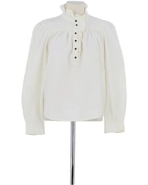 Ba&sh Blouses Chemise En Coton Blanche