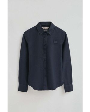 POLO CLUB Chemise BLOCK POPLIN W - Bleu