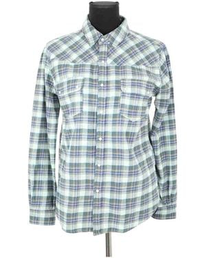 HOD Chemise Chemise en coton verte - Bleu