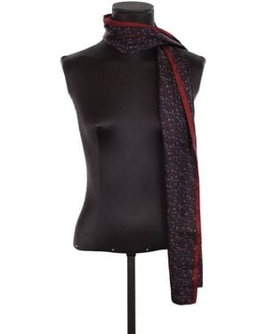 The Kooples Echarpe Foulard en soie - Noir
