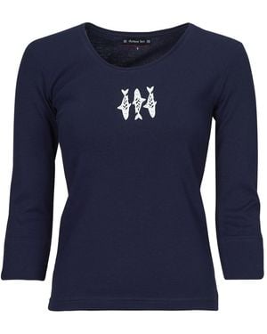 Armor Lux T-shirt T-SHIRT-MANCHES3/4-NWJ - Bleu