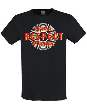 Amplified T-shirt Respect - Noir