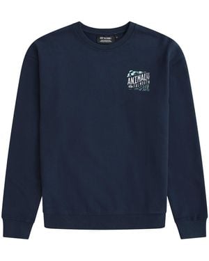 Animal Sweat-shirt MW4534 - Bleu