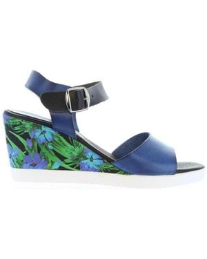 Cumbia Sandales compensées 30150 - Bleu