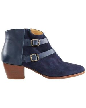 Sezane Boots Boots en daim - Bleu
