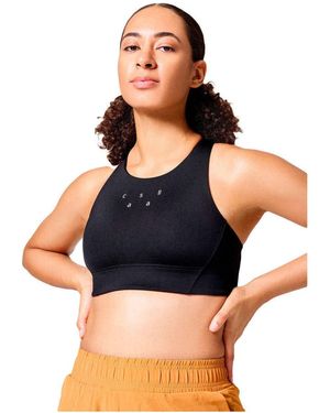 Casall Sweat-shirt Iconic Longline Sports Bra - Bleu