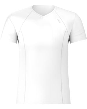 Athena T-Shirt Tee-Shirt Manches Courtes Col V Thermik - Blanc