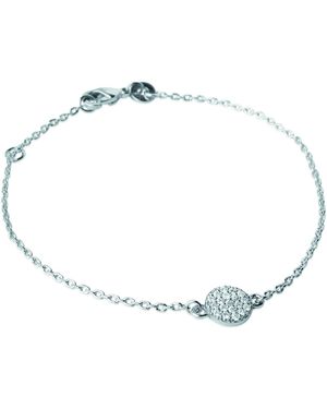 Brillaxis Bracelets Bracelet pastille empierrée - Bleu