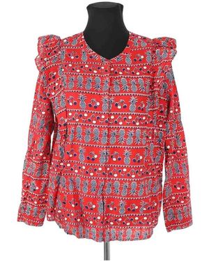 Des Petits Hauts Blouses Blouse en coton - Rouge