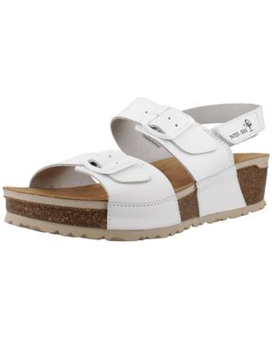 Interbios Sandales compensées 5812ib - Blanc