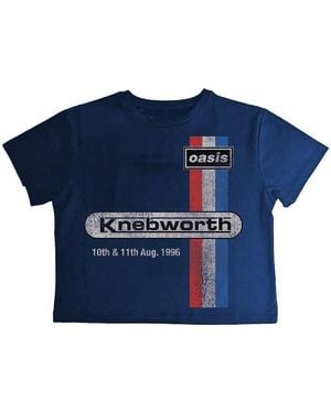 Oasis T-Shirt Knebworth '96 - Bleu