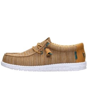 HEYDUDE Mocassins Wally Stretch Sox Bone - Marron