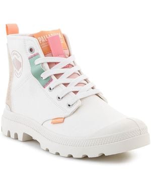 Palladium Baskets Montantes Domyślna Nazwa - Blanc
