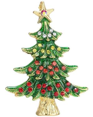 Clj Charles Le Jeune Broches Broche sapin de noël - Vert