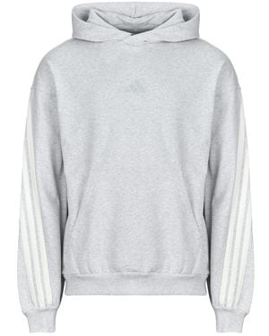 adidas Sweaters Kit 3-Stripes Hoodie - Grijs