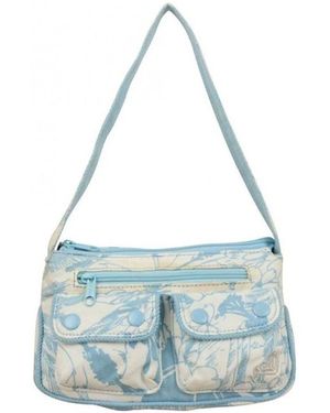 Roxy Sac à main NEUF AVEC DÉFAUTS Petit sac QLWBA162 - Bleu Fleur (2)