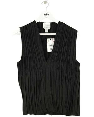 forte_forte Gilets de costume Top sans manche noir