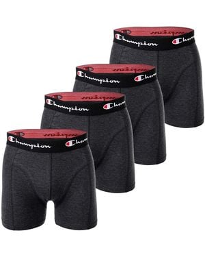 Champion Caleçons Caleçon Paquet de 4 - Gris