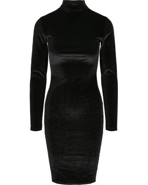 Urban Classics Robe Robe velour turtle neck - Noir