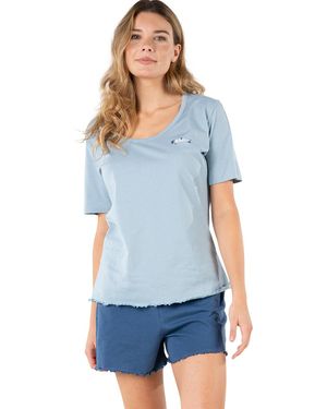 Athena Ensembles De Pyjama Pyjama Court My Petit Prix - Bleu
