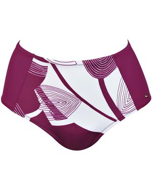 Lisca Bikini Hoge Taille Zwemkleding Kousen Karpathos - Paars