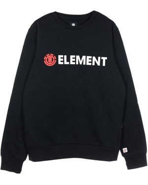 Element Sweat-Shirt Blazin Crew Flint - Noir