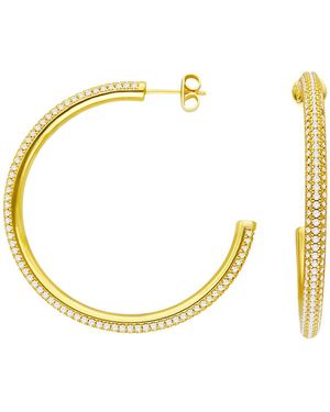 Orusbijoux Boucles oreilles Grandes Créoles Dorées 50mm - Métallisé