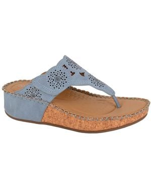 Cipriata Sandales Compensées Corina - Bleu