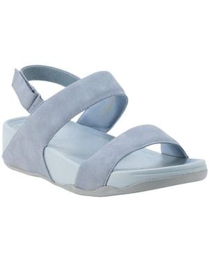 Keslem Sandales compensées 44779 - Bleu