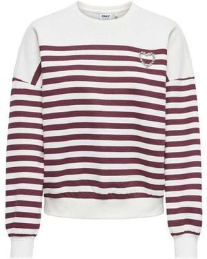 ONLY Sweat-Shirt 6036101 - Rouge