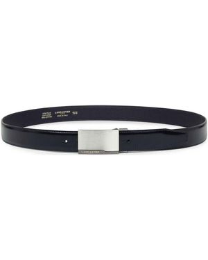 Lancaster Ceinture Ceinture Ceinture Cuir Lisse - Bleu