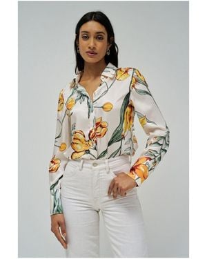 Salsa Jeans Chemise - BASIC SHIRT FRONT BUTTON - Blanc