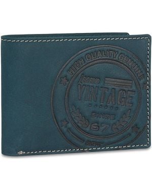 Skpat Portefeuille Vintage - Bleu
