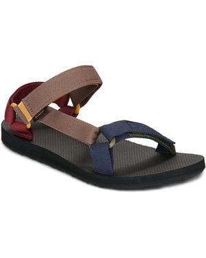 Teva Sandales plates Original Universal - Marron