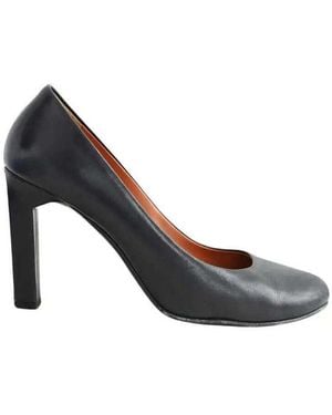 Michel Vivien Chaussures escarpins Talons en cuir noirs - Bleu