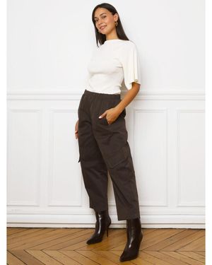 La Modeuse Pantalon Pantalons Pour Femme - Blanc