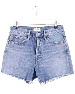 Agolde Short Mini Short - Bleu
