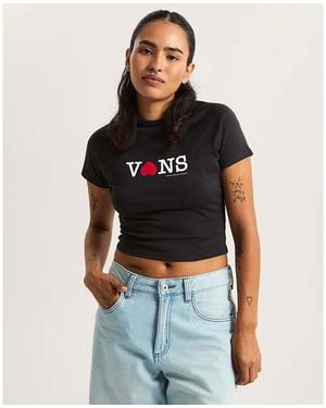 Vans T-Shirt Souvenir Baby Tee - Noir