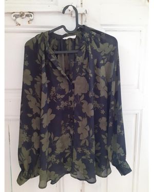 Mango Chemise Chemise fleurie Mango - Bleu