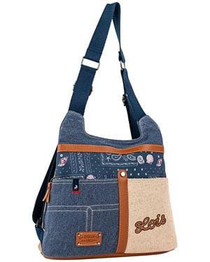 Lois Sac Bandouliere Aveyron - Bleu