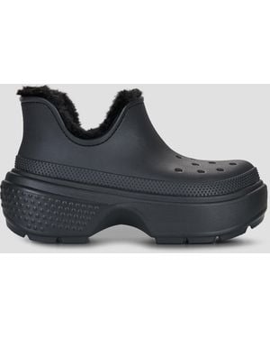 Crocs™ Stivaletti Stomp Lined Shorty Boot - Nero