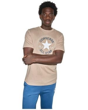 Converse T-Shirt Chuck Logo Tee - Bleu