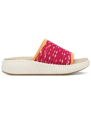 Jana Mules PANTOUFLE 27260 TEJIDO ROSE