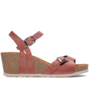 Interbios Sandales Compensées 5612A Teja - Rose