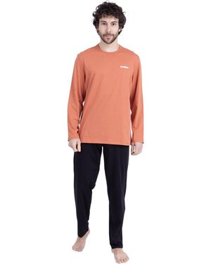 Athena Pyjamas Chemises De Nuit Pyjama Long, My Petit Prix - Orange