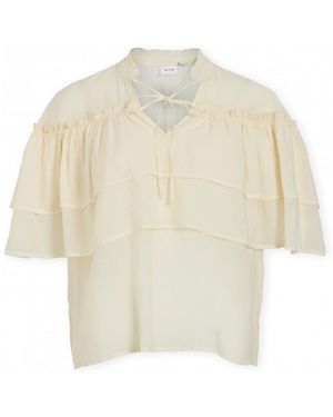 Vila Blouses Top Flowy - Neutre
