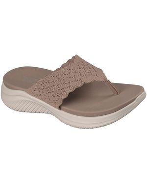 Skechers Tongs Ultra Flex 3.0 Sandal-Rhythm - Marron