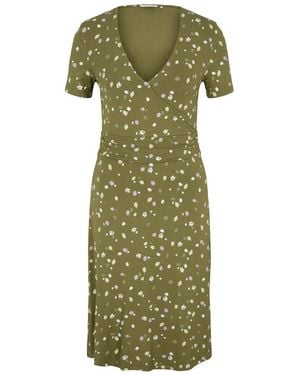 Tom Tailor Robe courte 127981VTPE22 - Vert