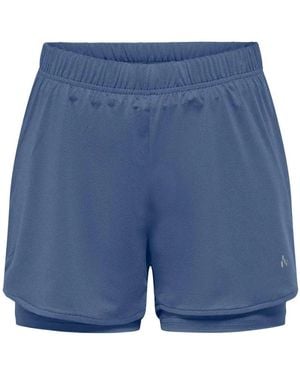 ONLY Short ONPMILA-2 LIFE MW LOOSE SHORTS - Bleu